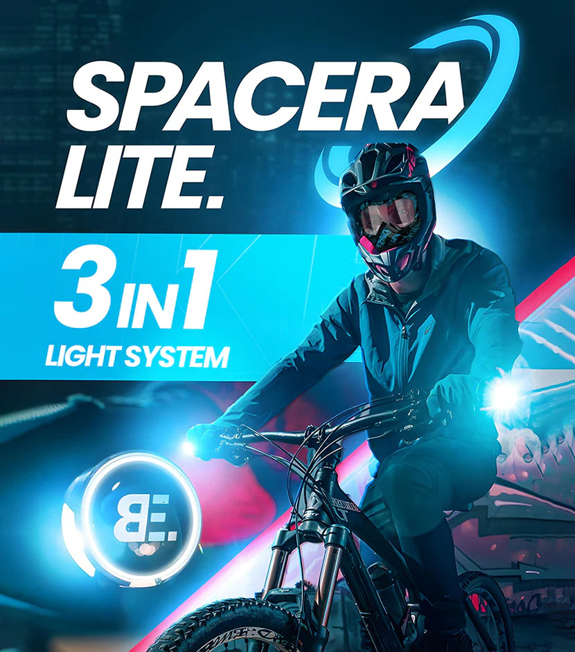 Bike Helmet Light Best Mtb Headlight Spaceralite – BikeEvolution